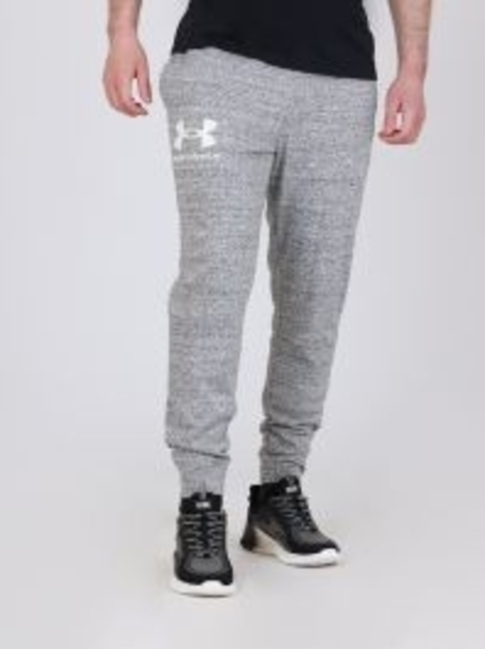 Under Armour Men’s Unisex Heather Grey French Terry Joggers Size Small